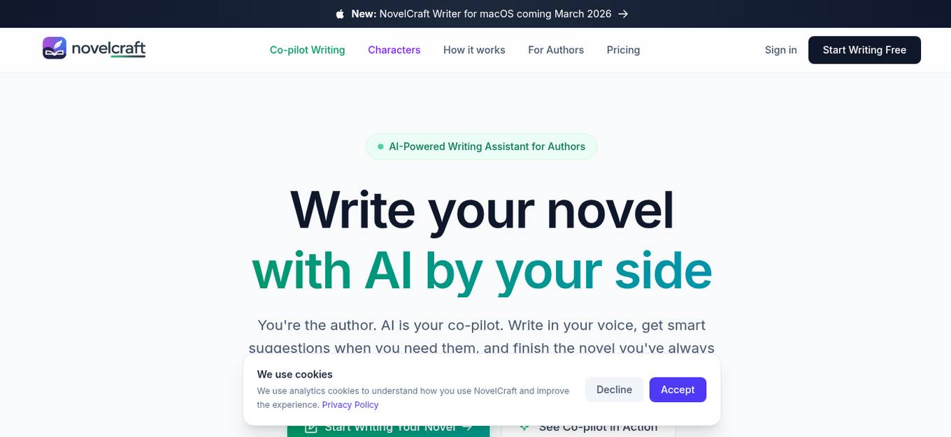 NovelCraft Screenshot