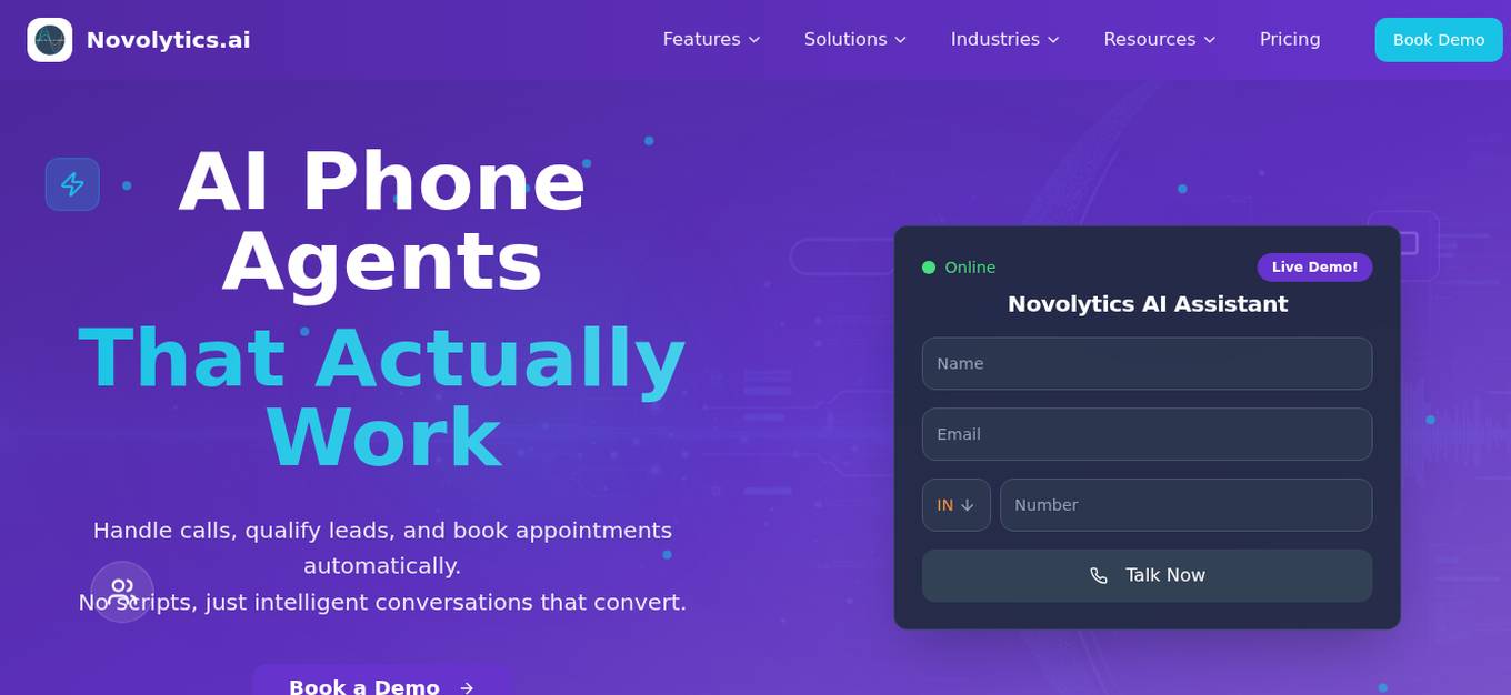 Novolytics.ai Screenshot