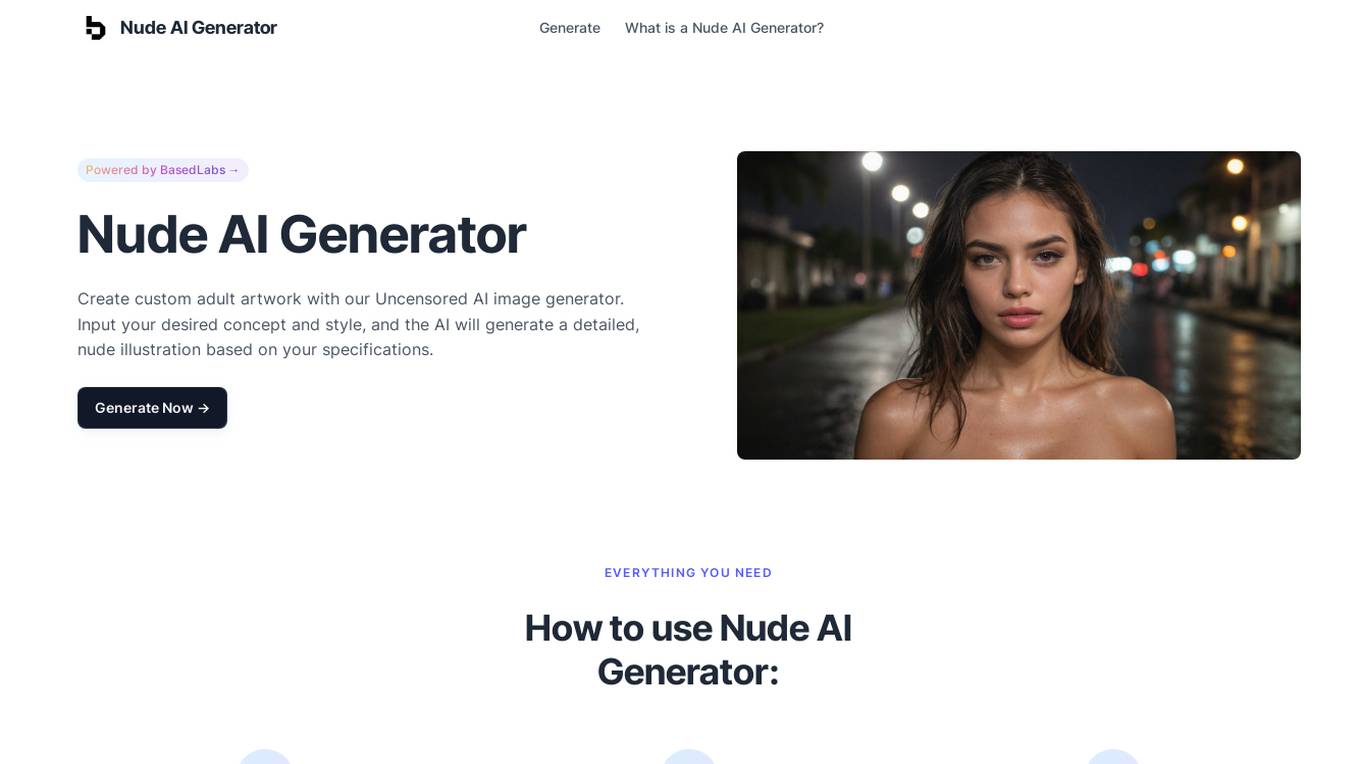 Nude AI Generator Screenshot