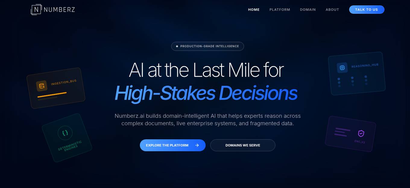 Numberz.ai Screenshot