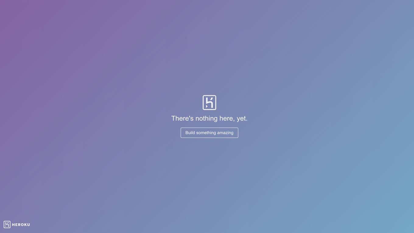 Heroku screenshot