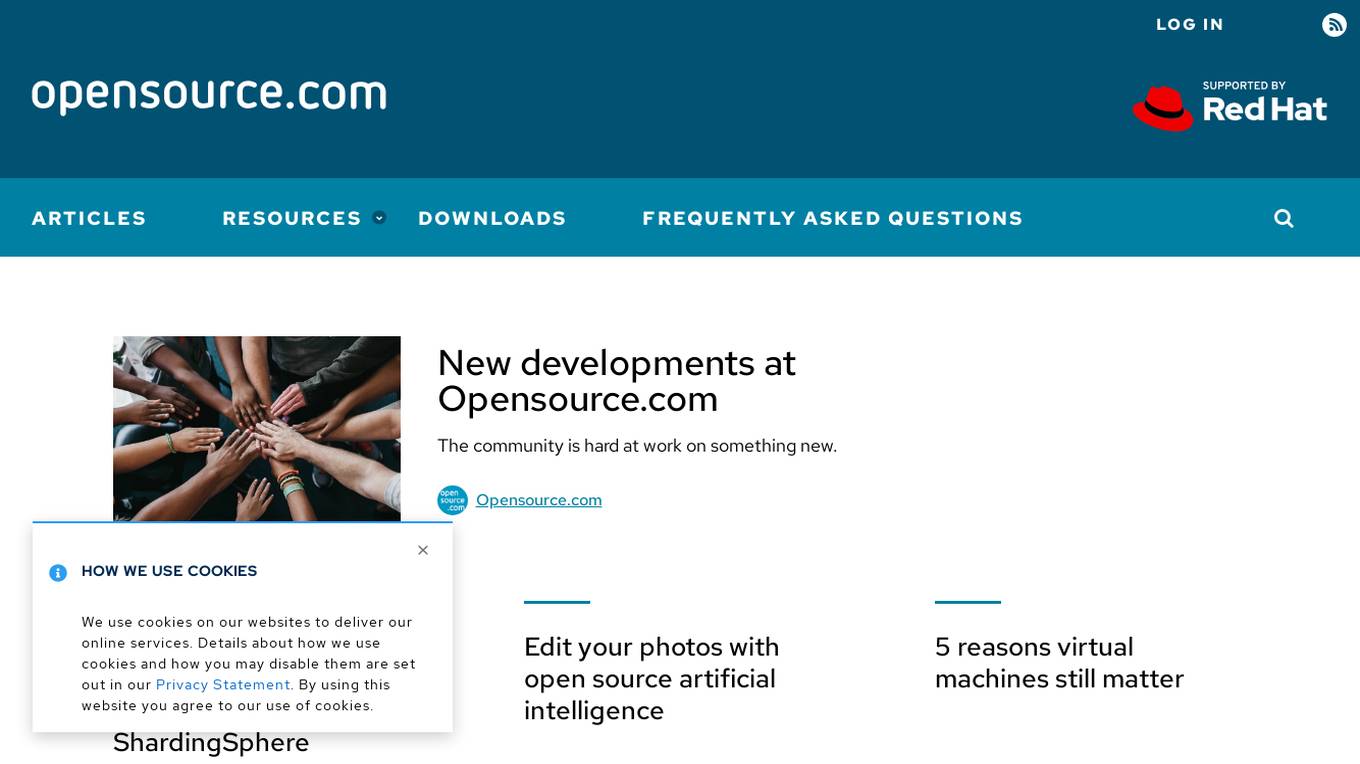 Opensource.com screenshot