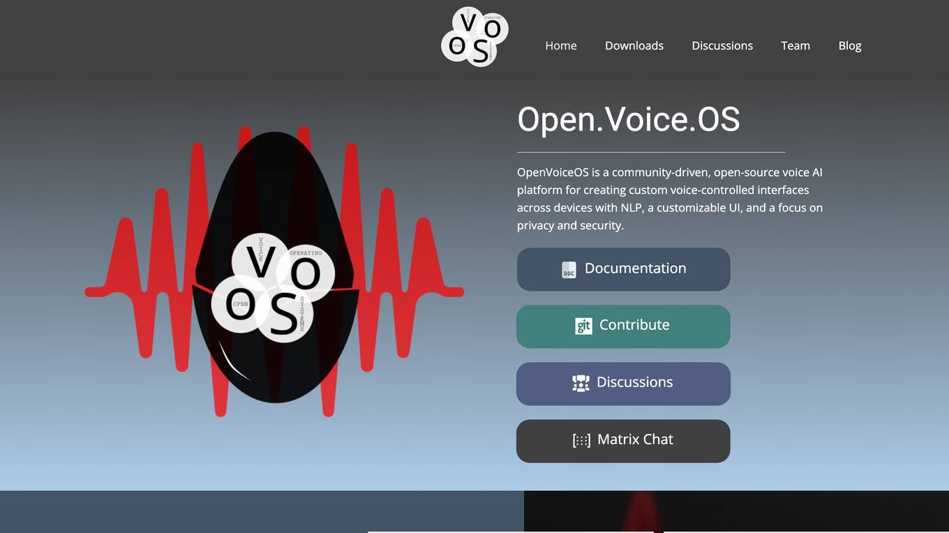 OpenVoiceOS screenshot