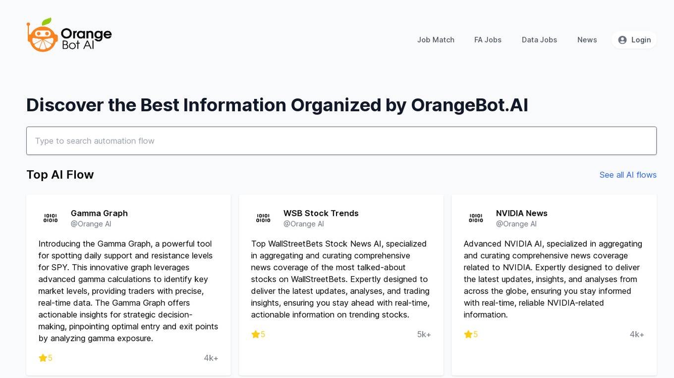 OrangeBot AI Screenshot