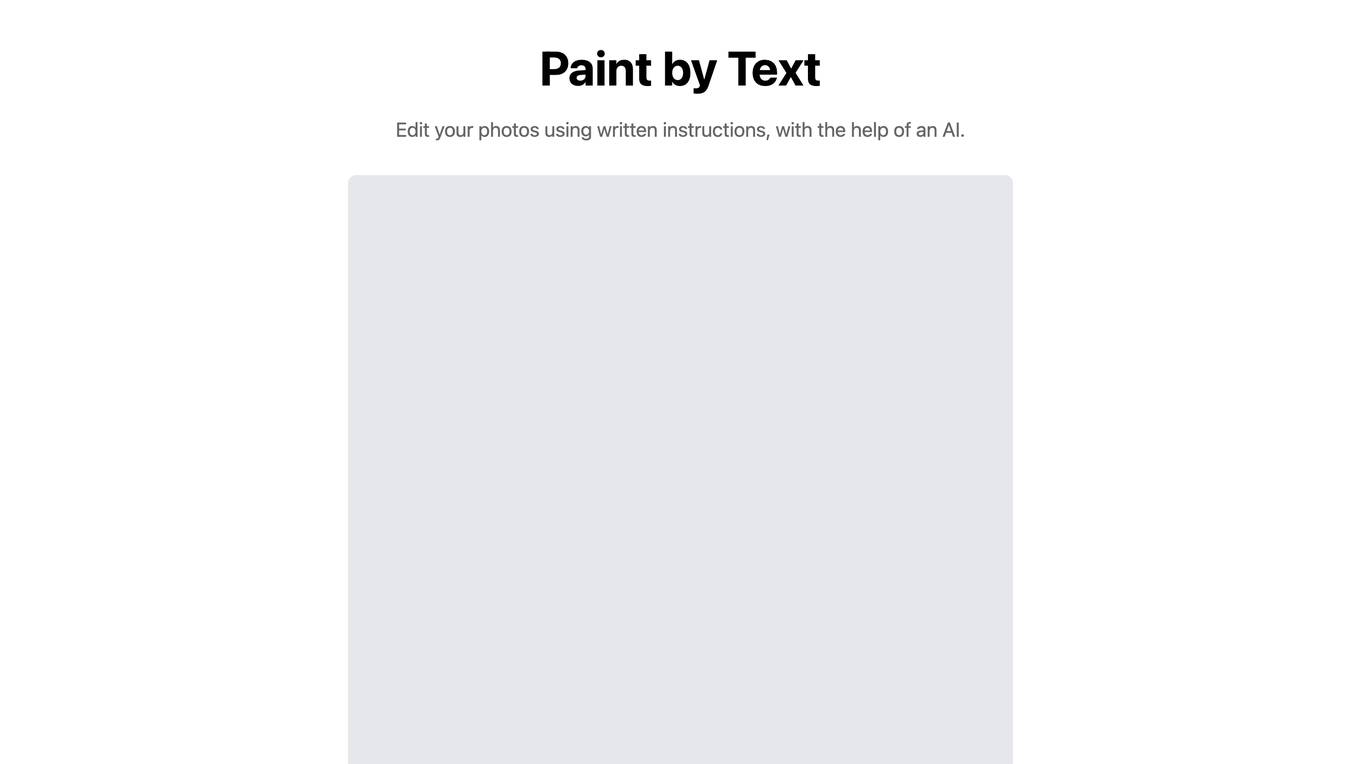 Paint by Text Screenshot