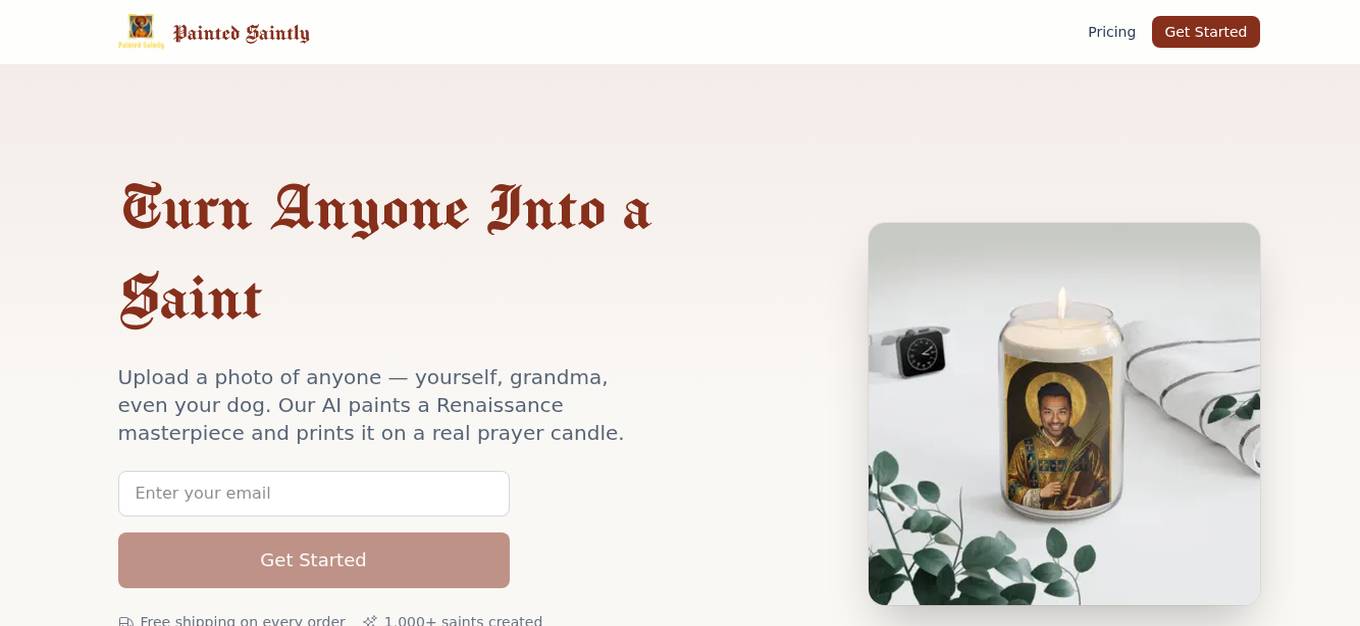 Painted Saintly Screenshot