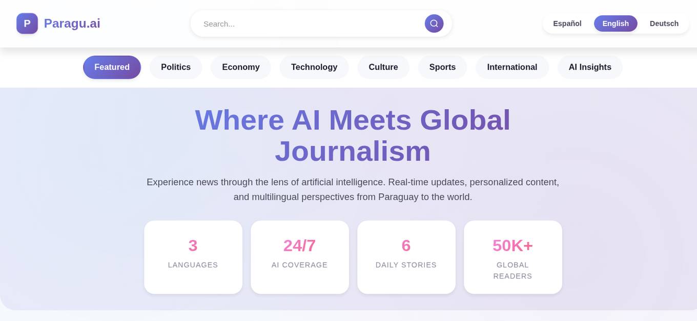 Paragu.ai Screenshot