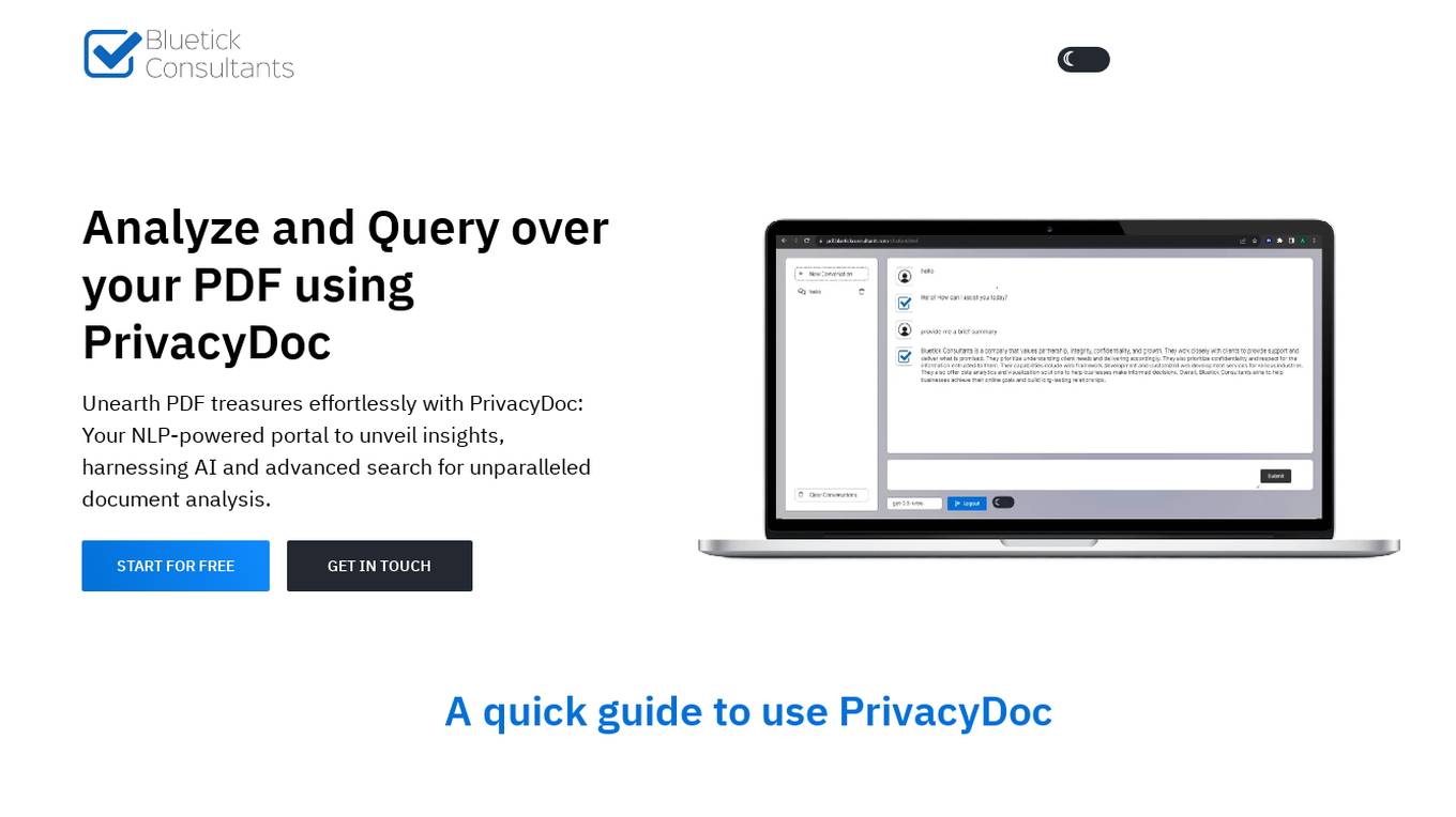 PrivacyDoc screenshot