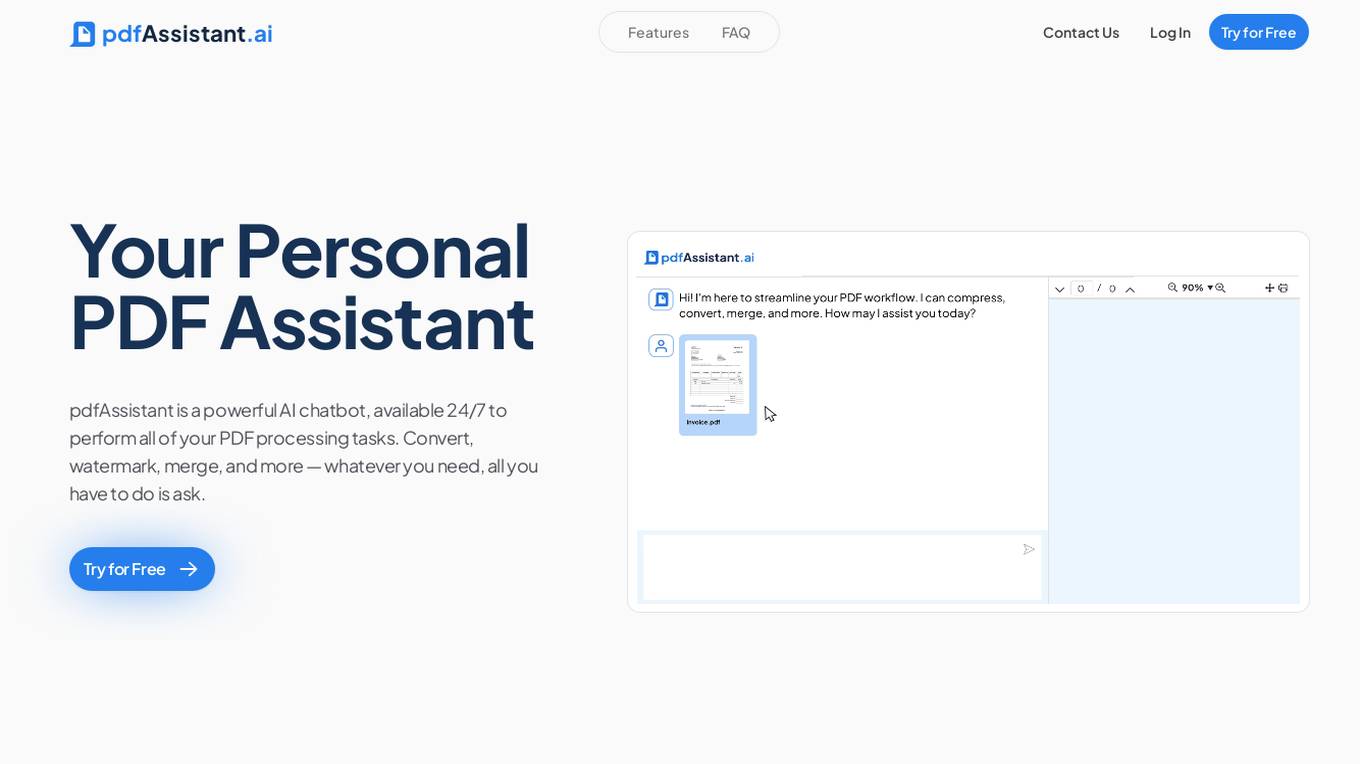 pdfAssistant Screenshot