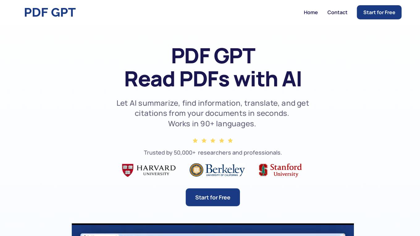 PDF GPT Screenshot