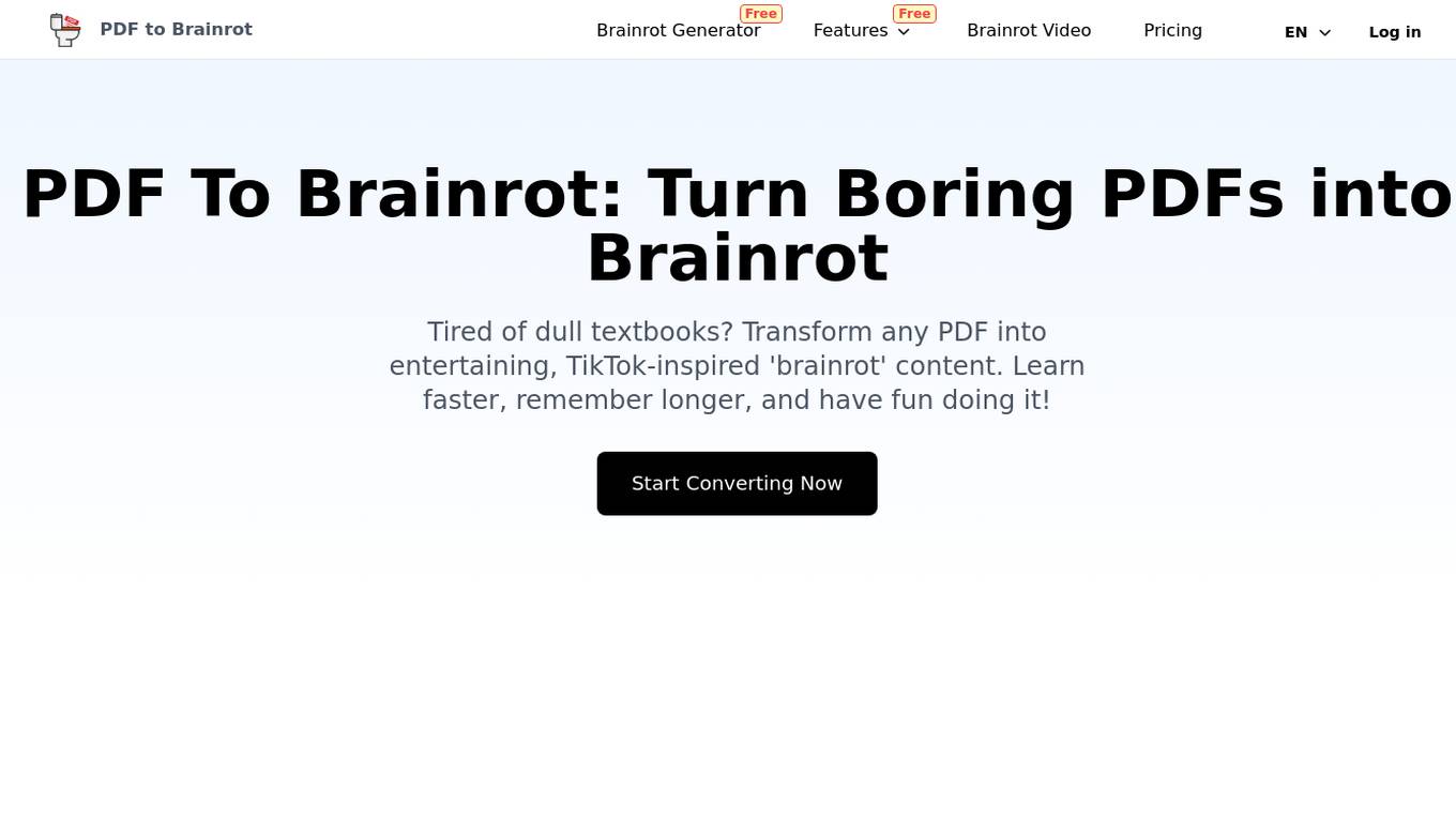 PDF To Brainrot Screenshot