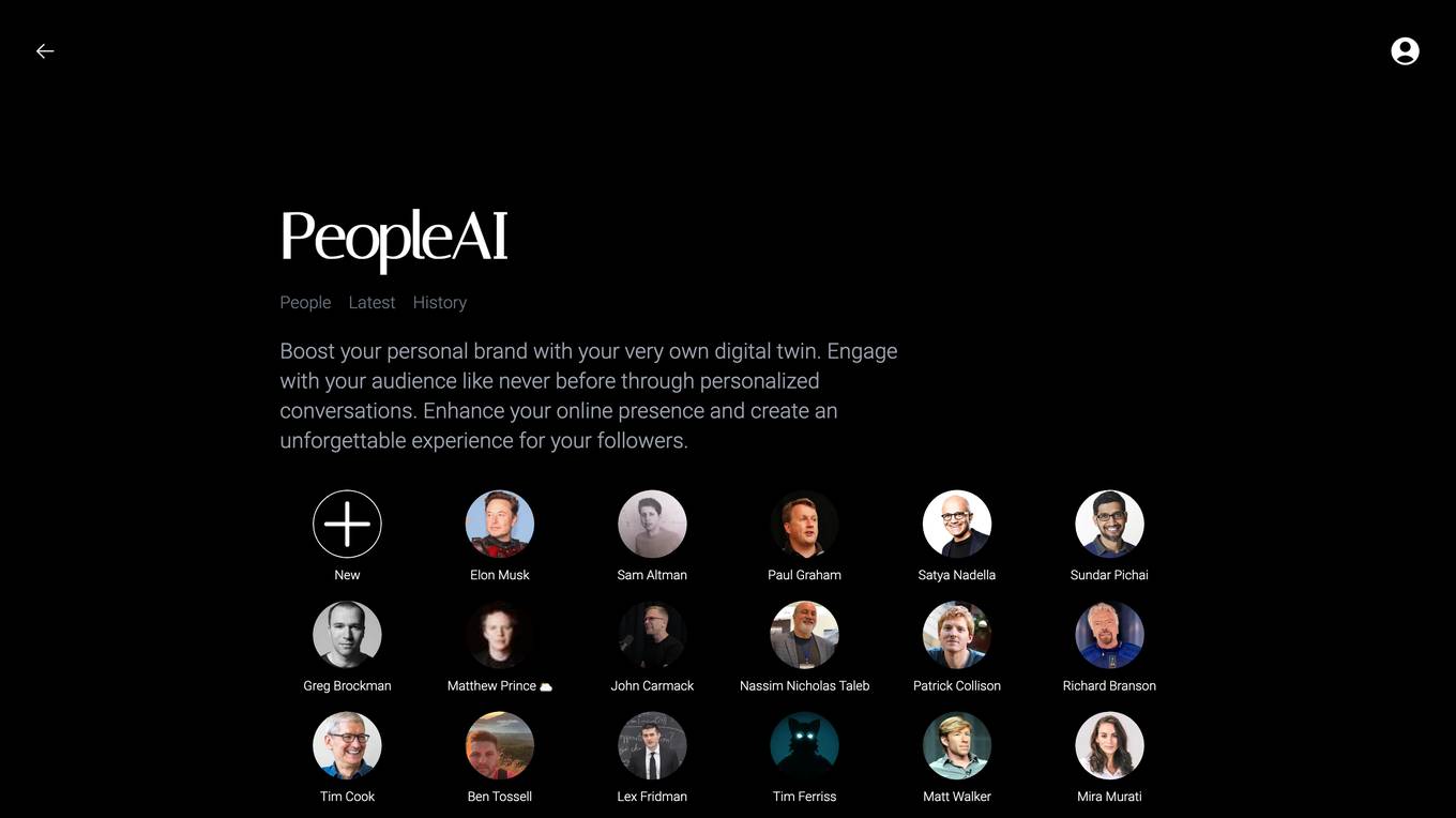 PeopleAI Screenshot