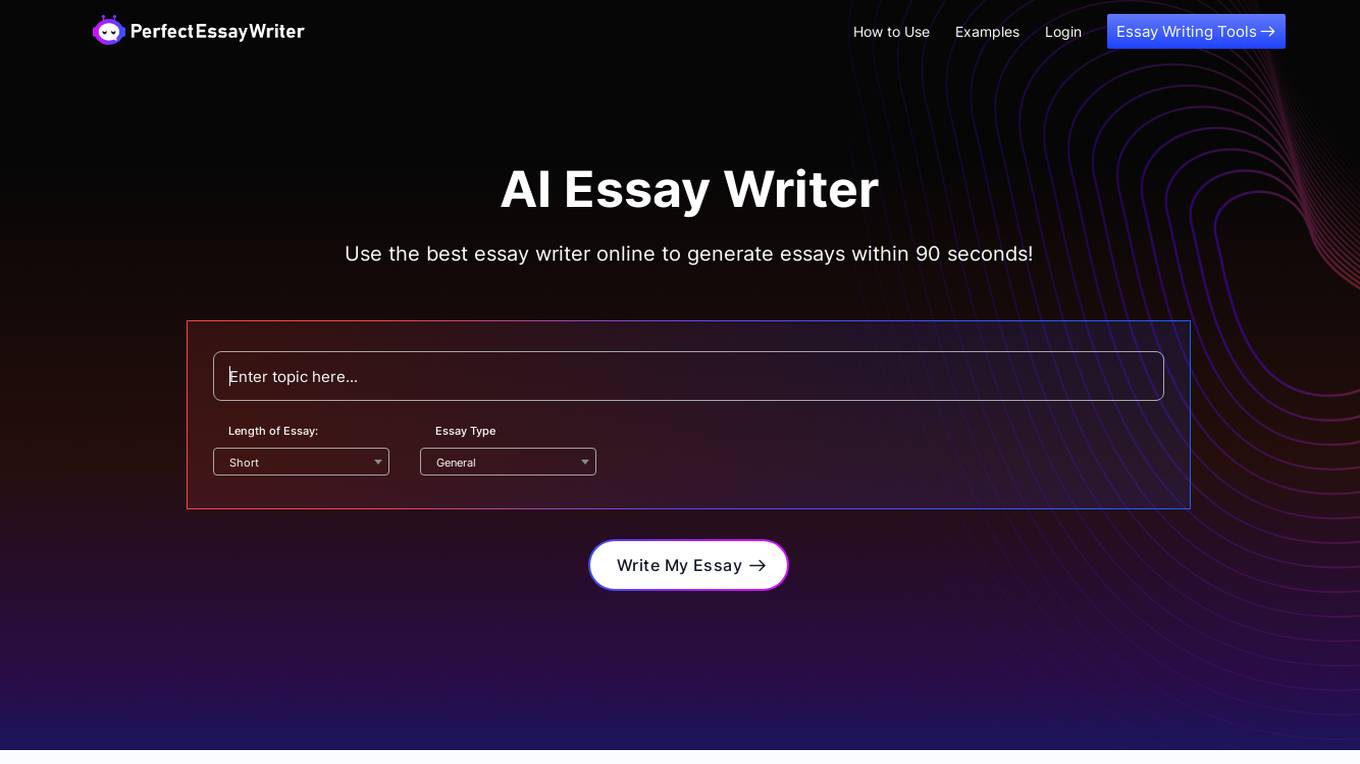 PerfectEssayWriter.ai Screenshot