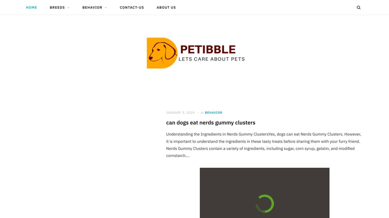 Petibble Screenshot