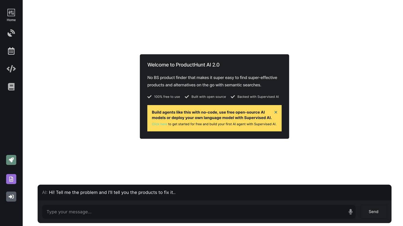 ProductHunt AI 2.0 Screenshot