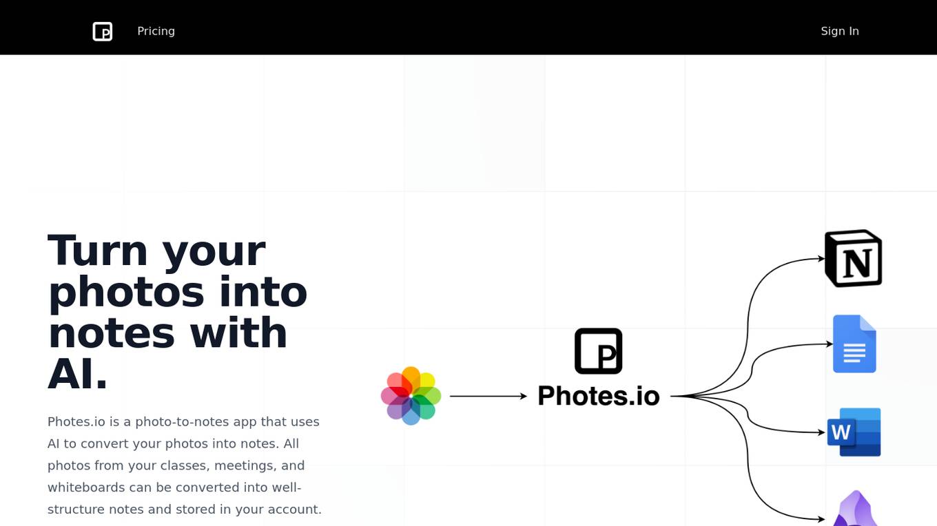 Photes.io Screenshot