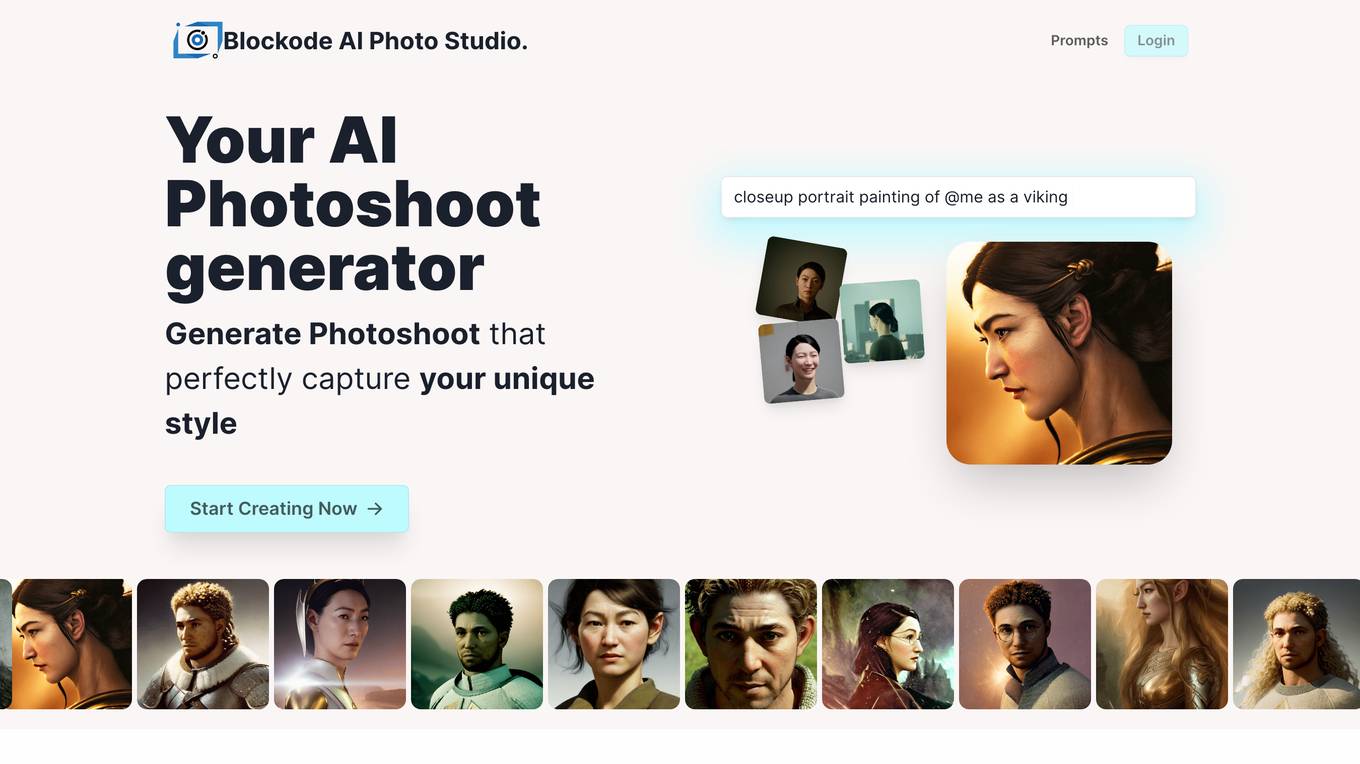 Blockode AI Photo Studio Screenshot