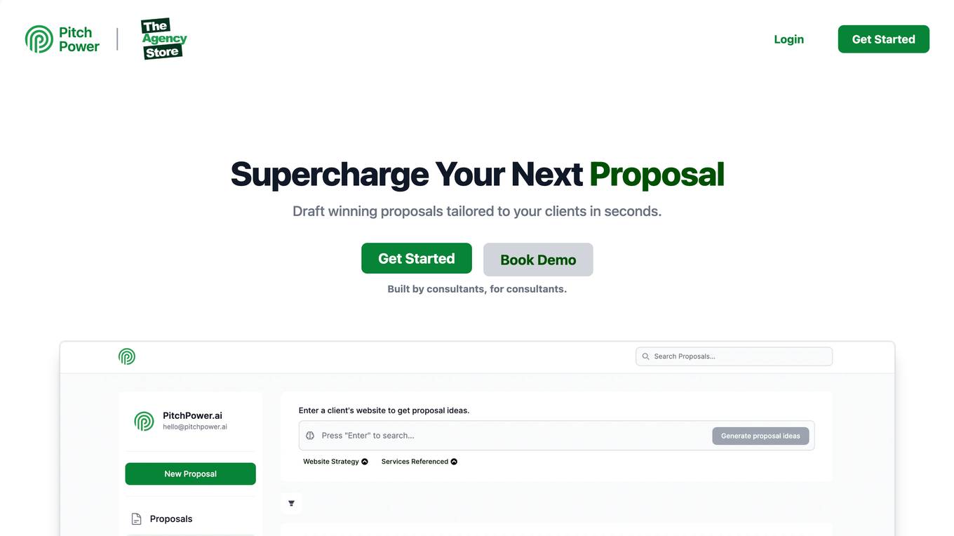 PitchPower.ai Screenshot