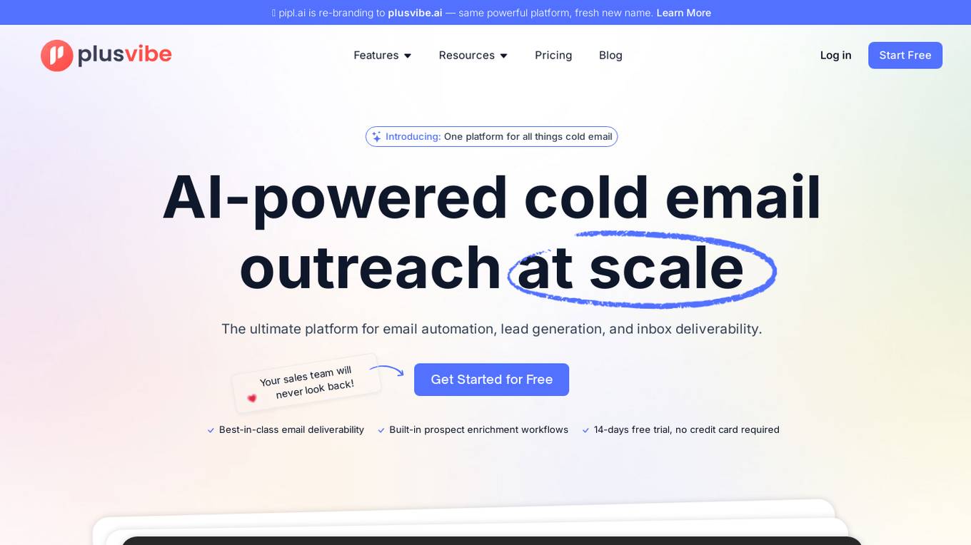 PlusVibe Screenshot