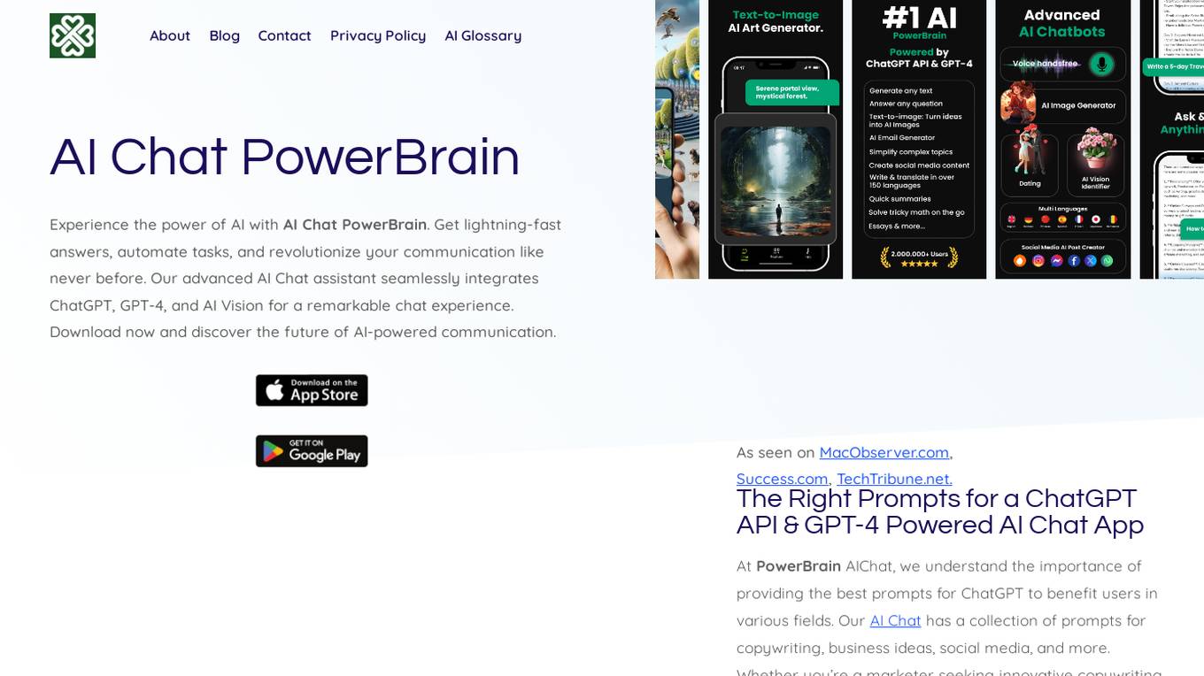 AI Chat PowerBrain screenshot