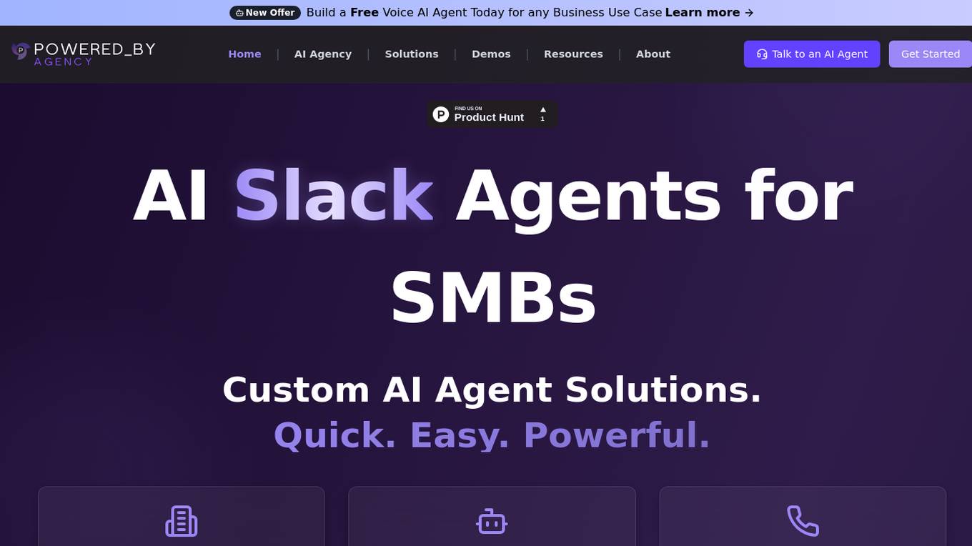 AI Agents for SMBs Screenshot