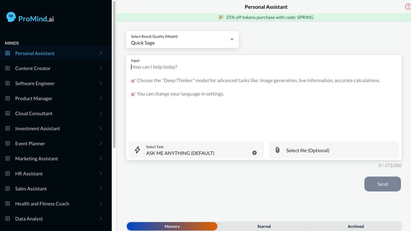 ProMind AI Screenshot