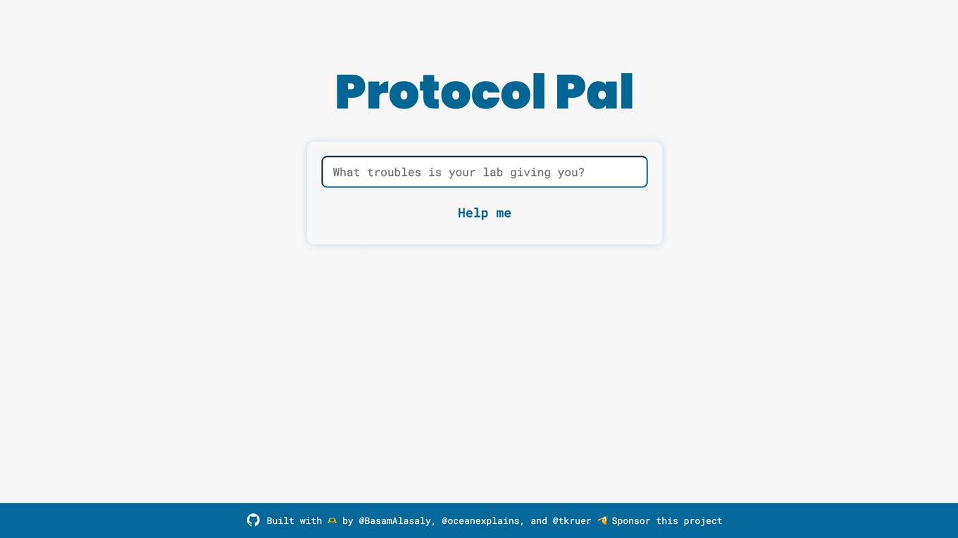 Protocol Pal screenshot