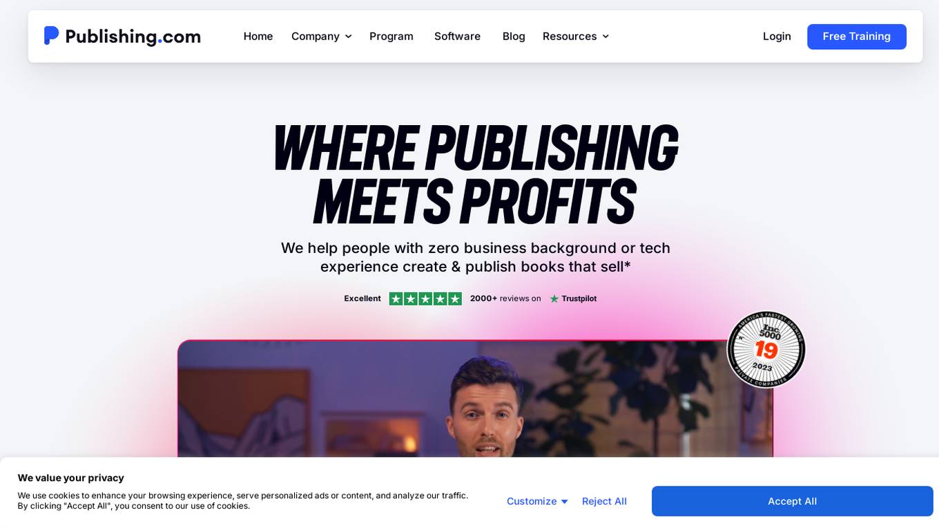 Publishing.com Screenshot