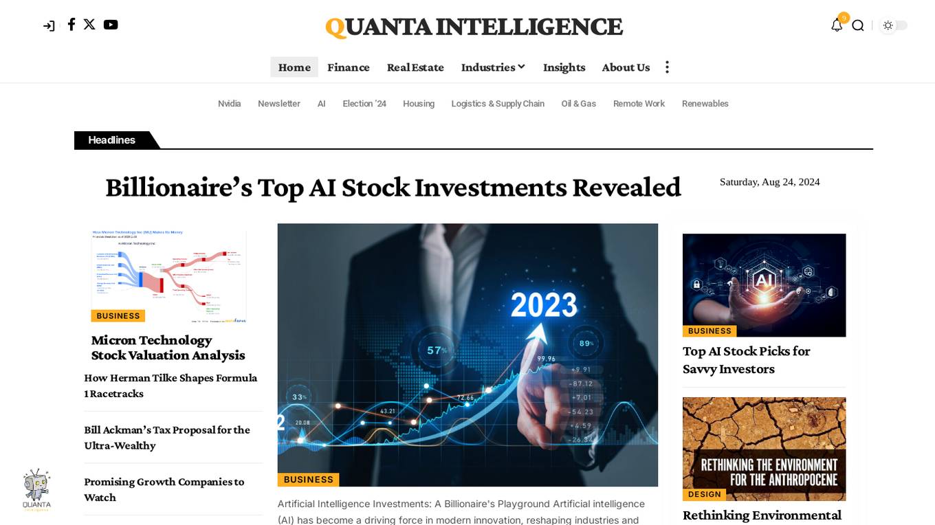 Quanta Intelligence screenshot