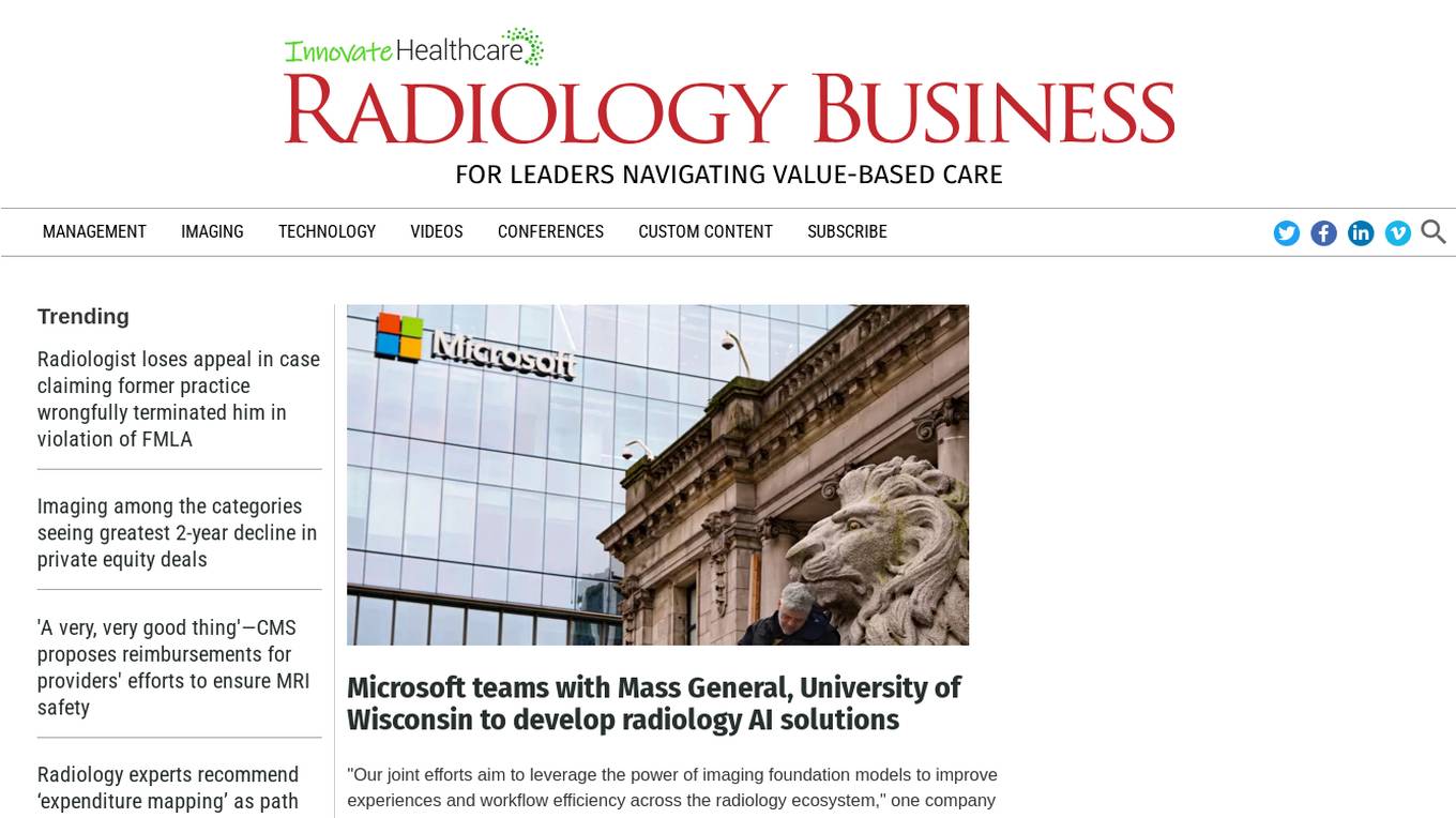 Radiology Business Screenshot