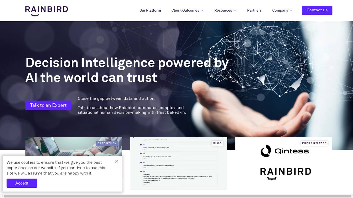 Rainbird Decision Intelligence screenshot