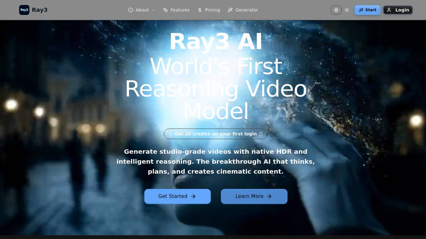 Ray3 AI Screenshot