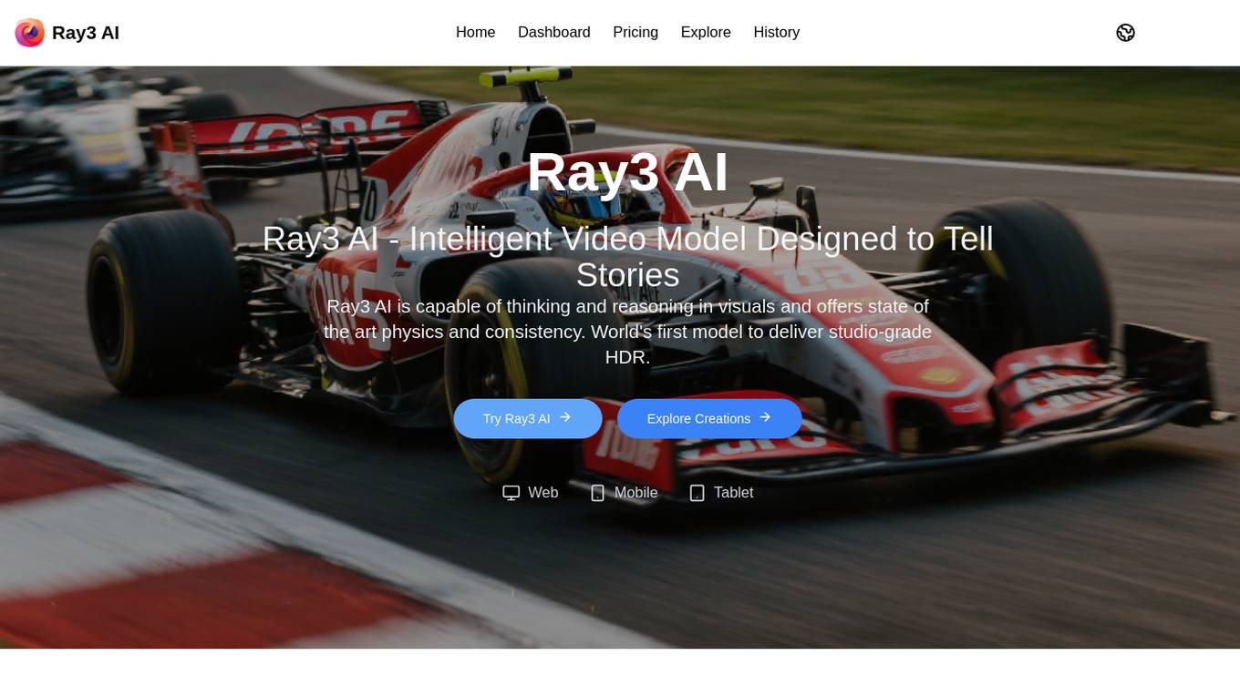 Ray3 AI Screenshot