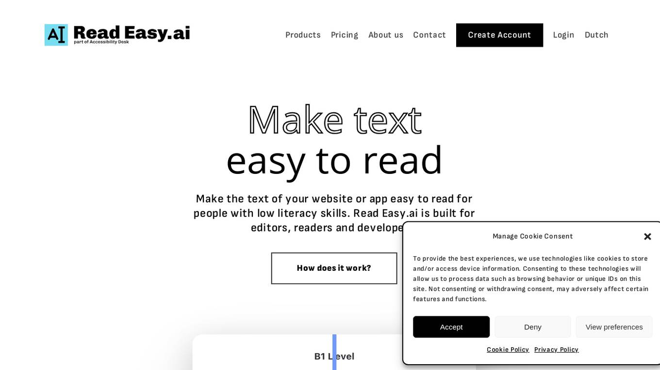 Read Easy.ai screenshot