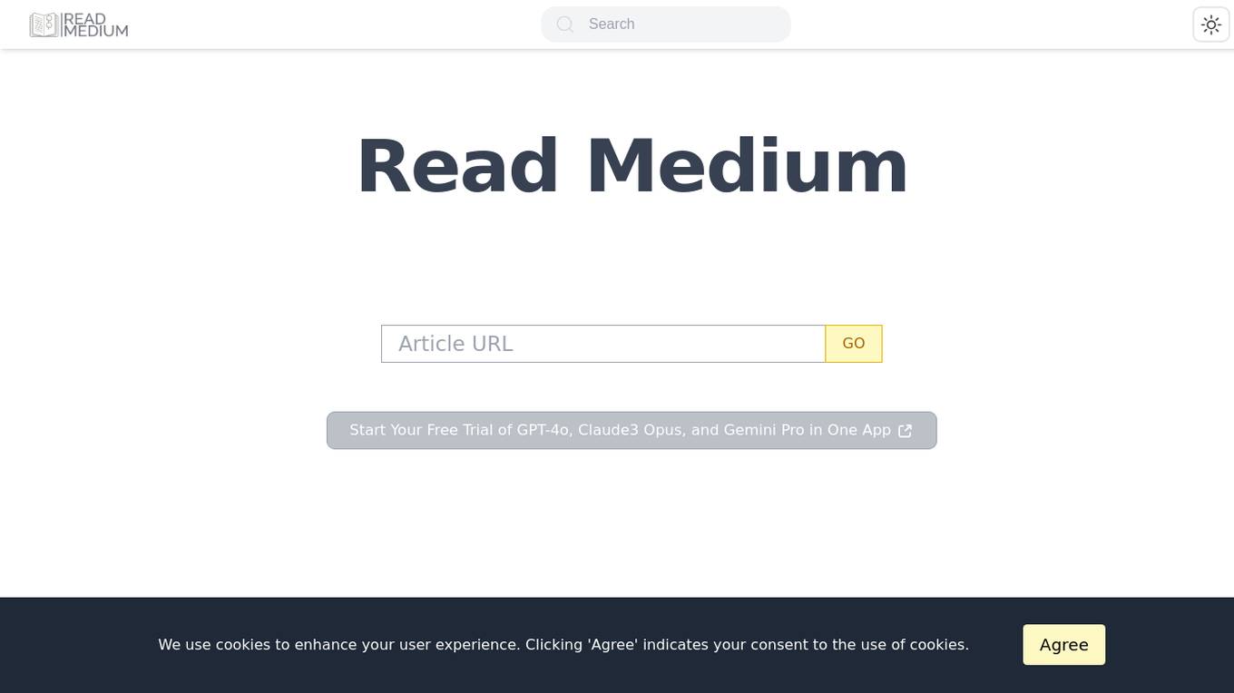 AI Medium Reader Screenshot