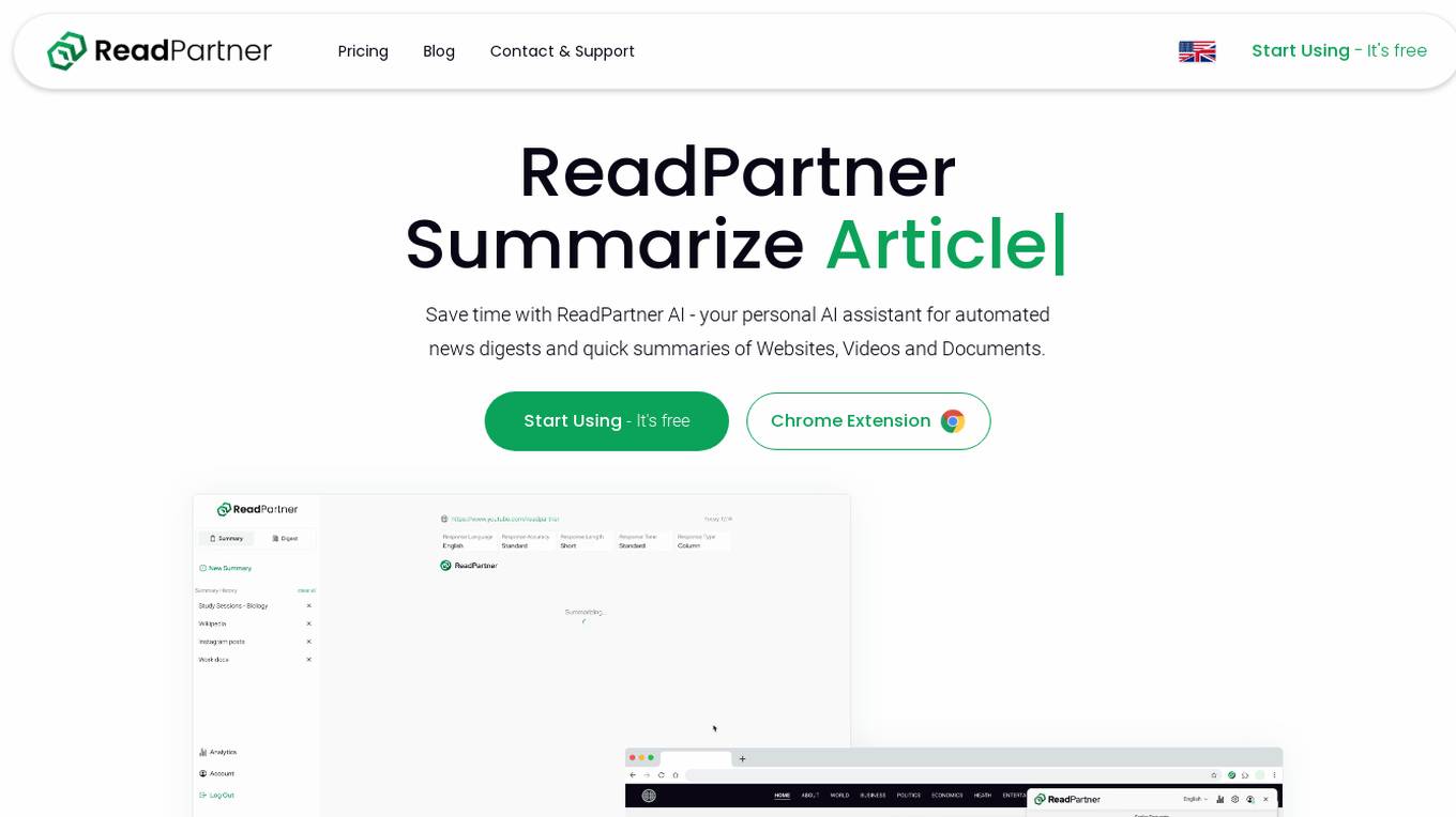 ReadPartner Screenshot