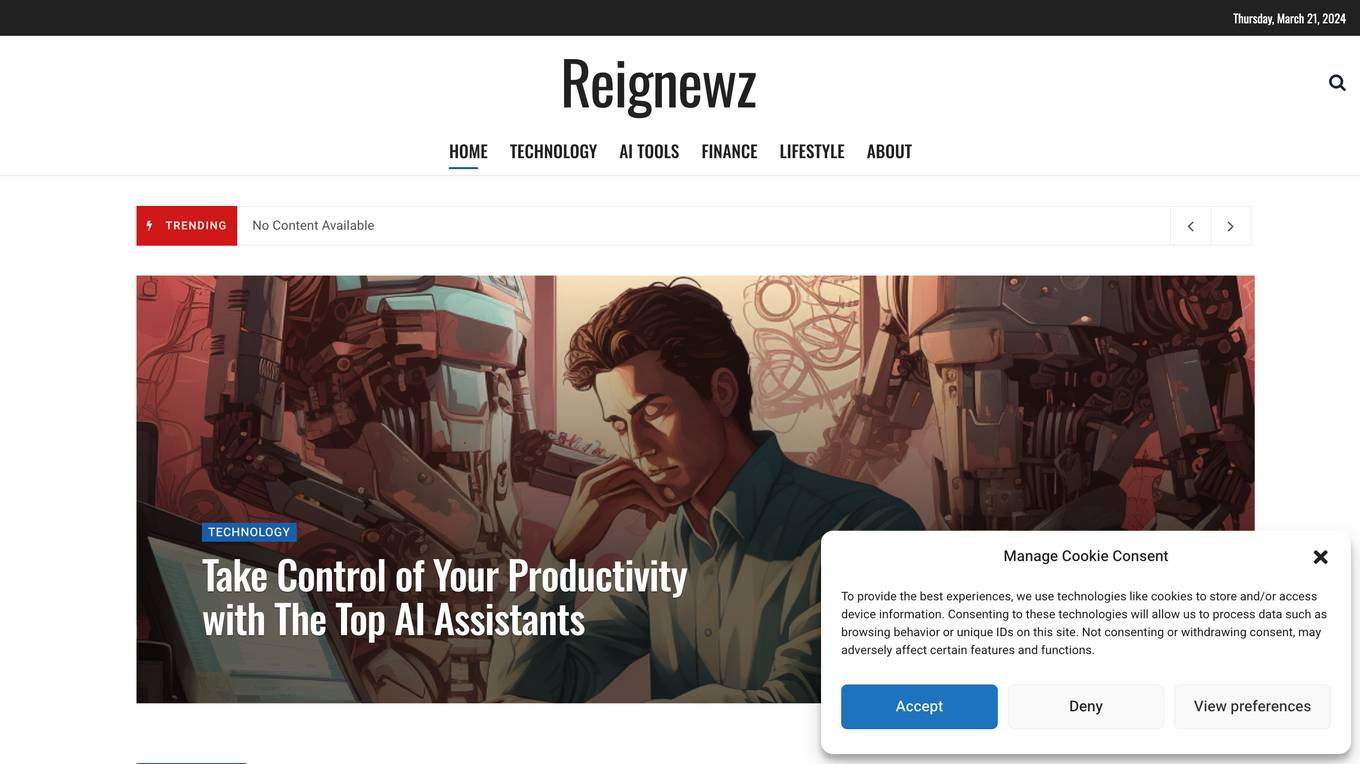 Reignewz Screenshot