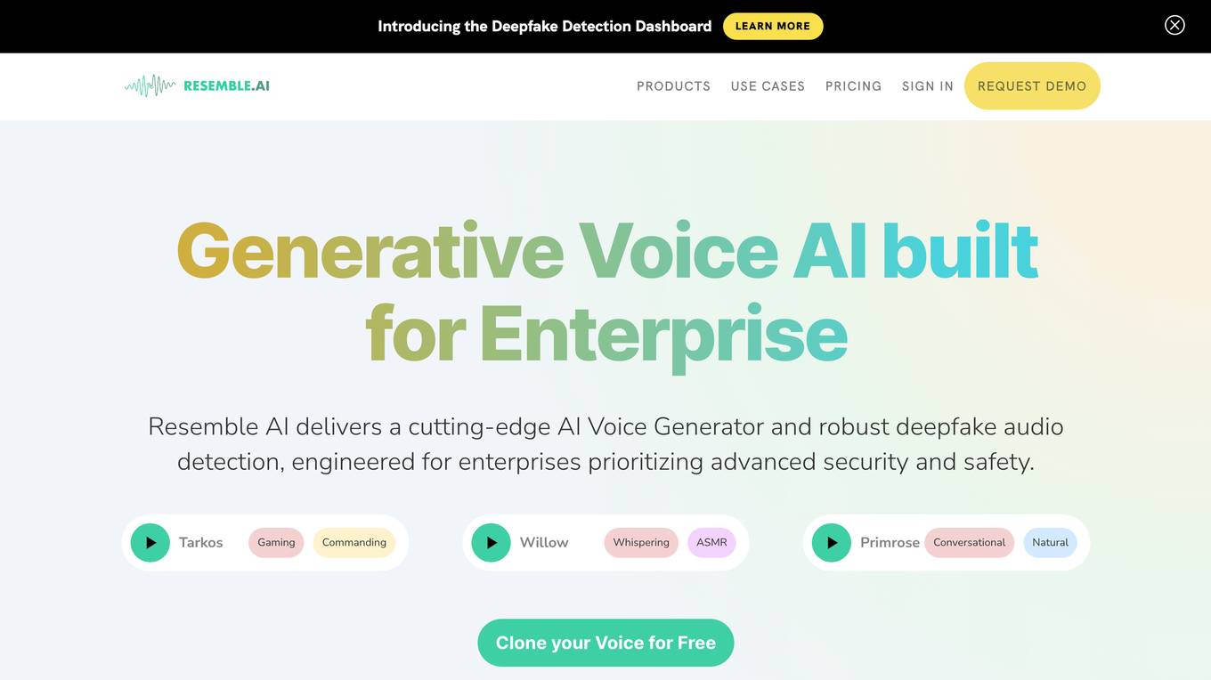 AI Voice Generator Screenshot