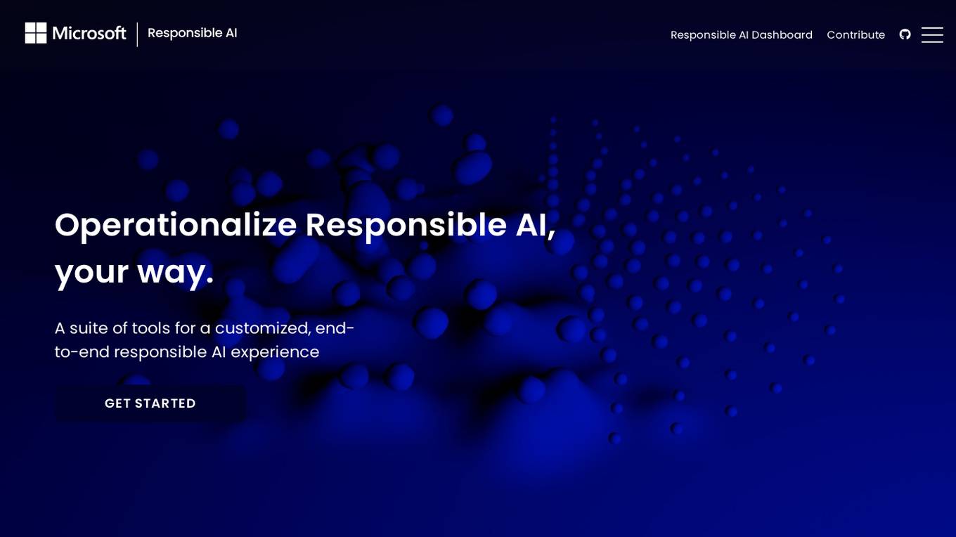 Microsoft Responsible AI Toolbox Screenshot