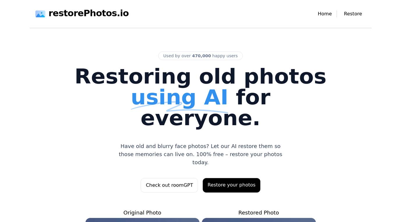 Face Photo Restorer screenshot