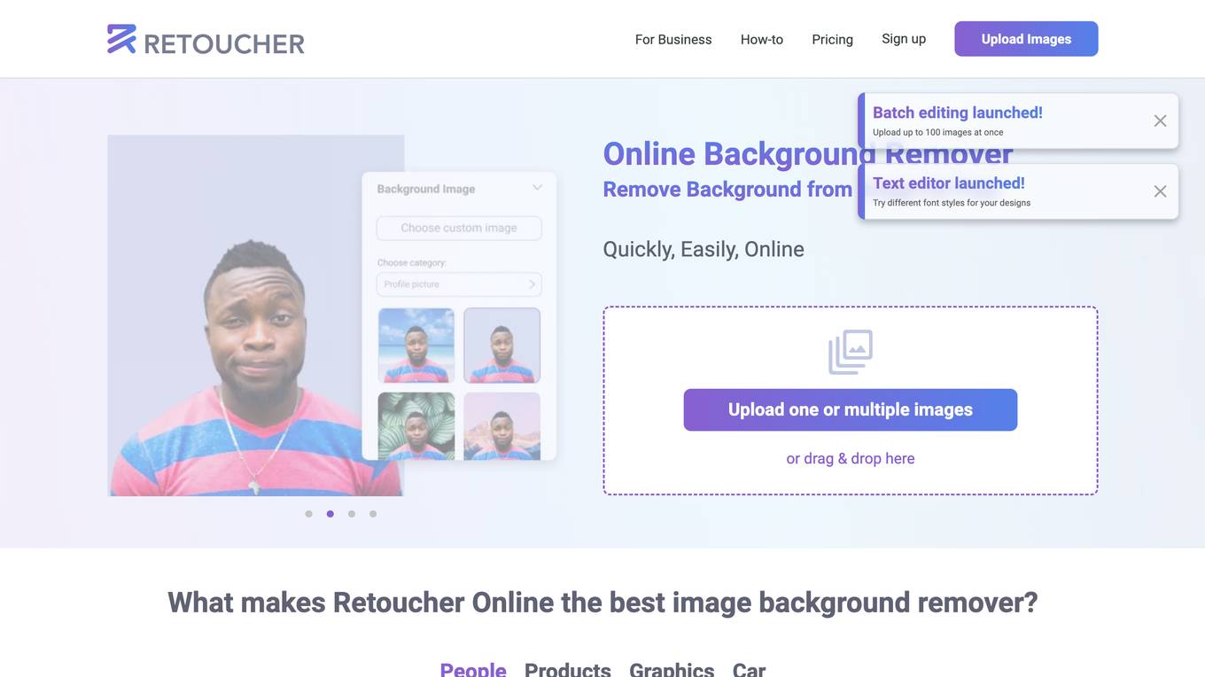 Retoucher Online Screenshot