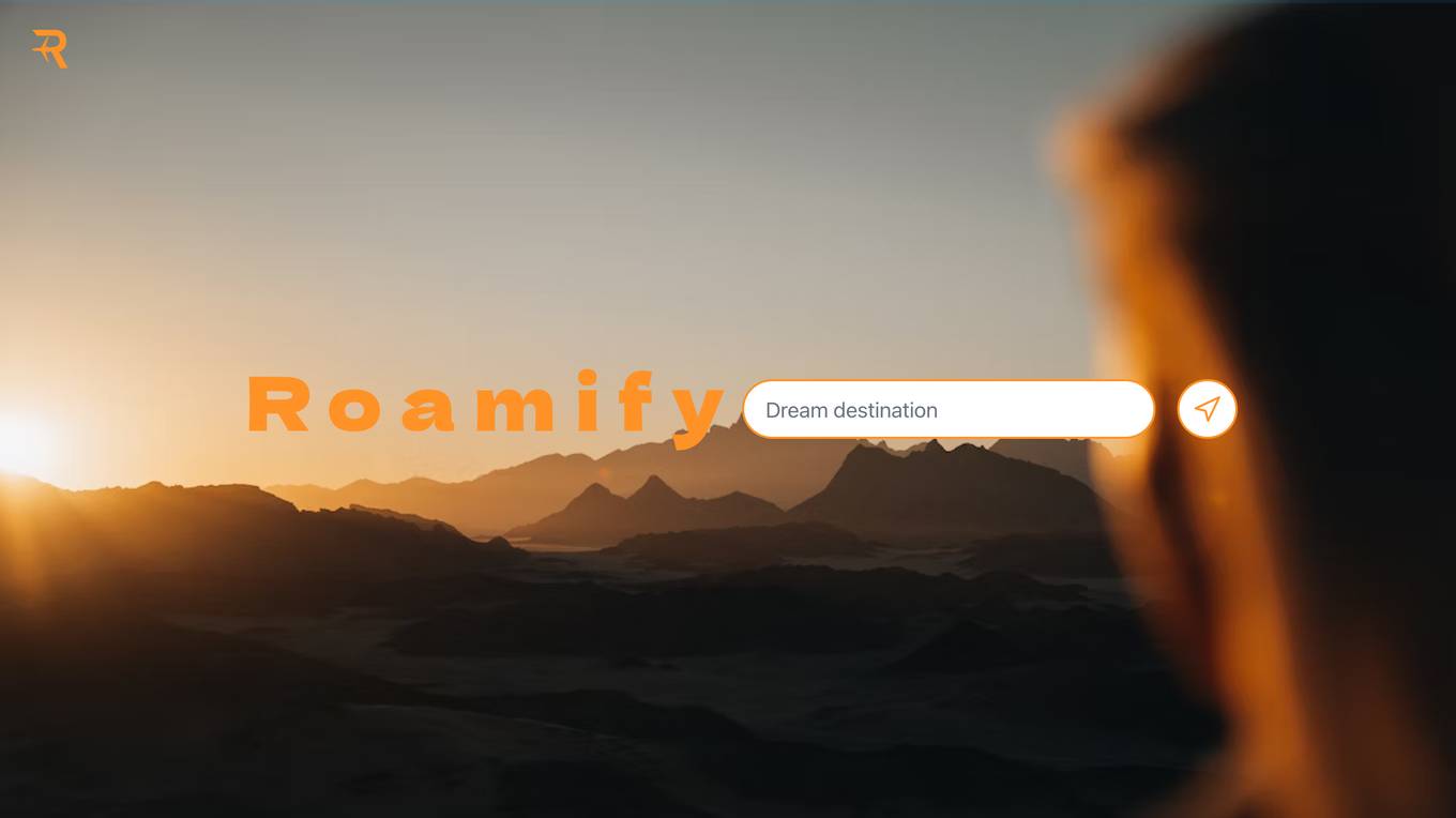 Roamify screenshot