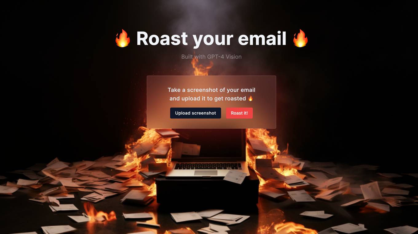 Roast Your Email screenshot