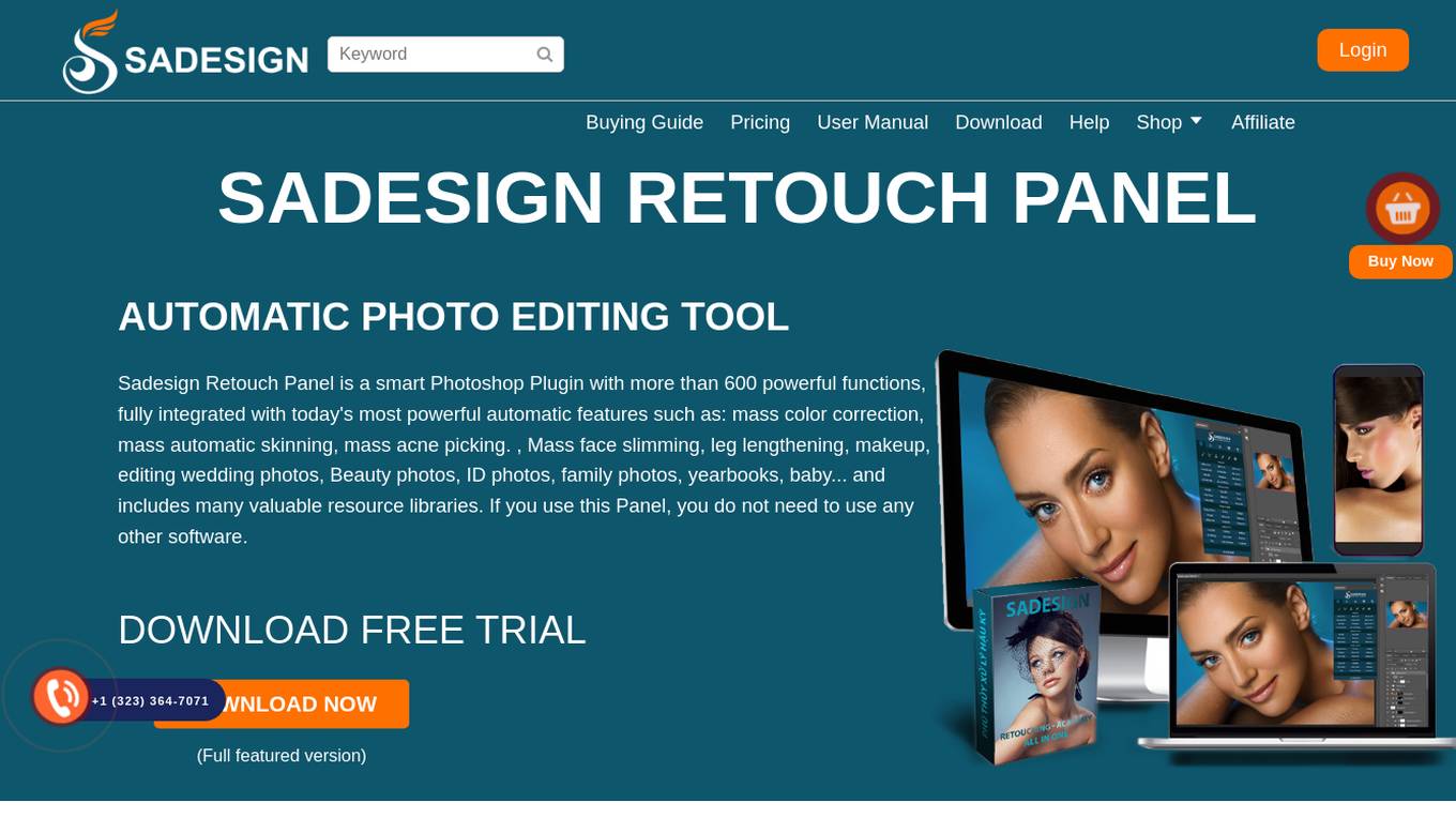 SADESIGN RETOUCH PANEL Screenshot