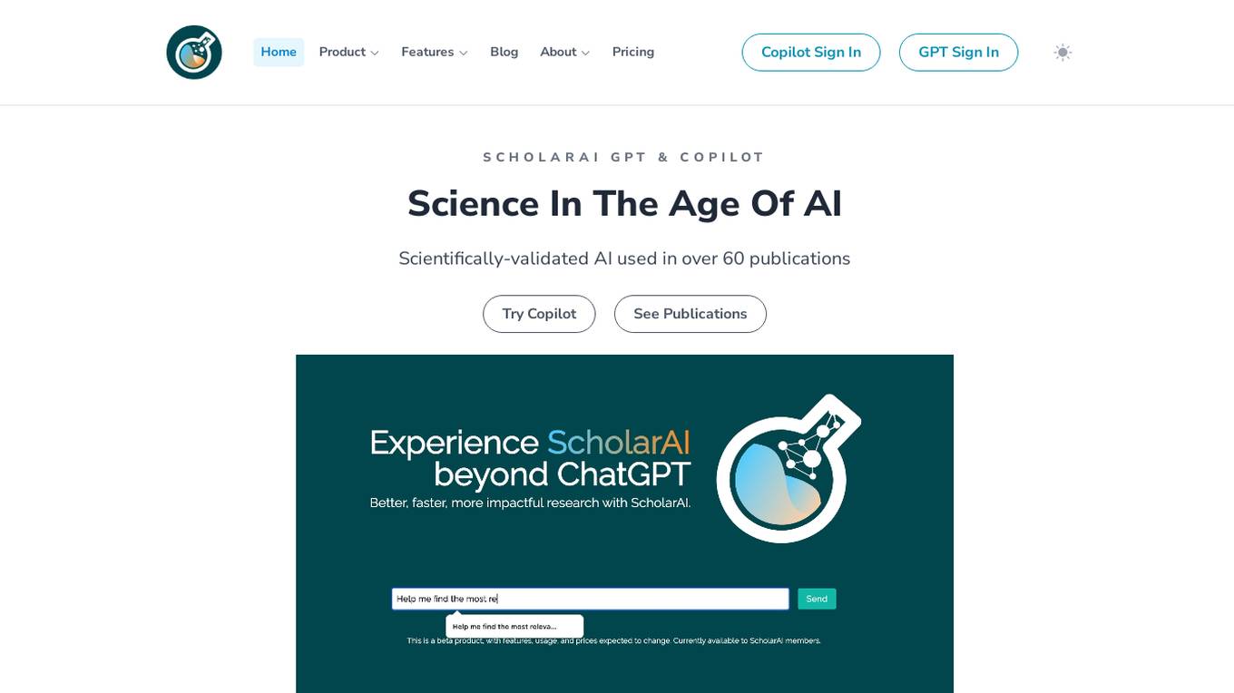ScholarAI screenshot