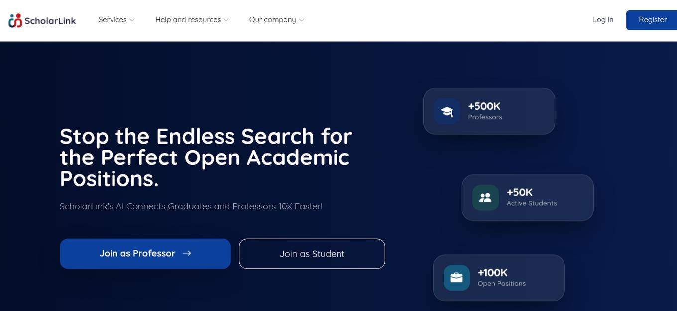 ScholarLink Screenshot