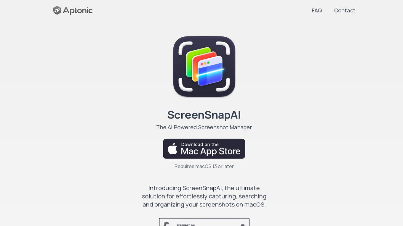 ScreenSnapAI screenshot