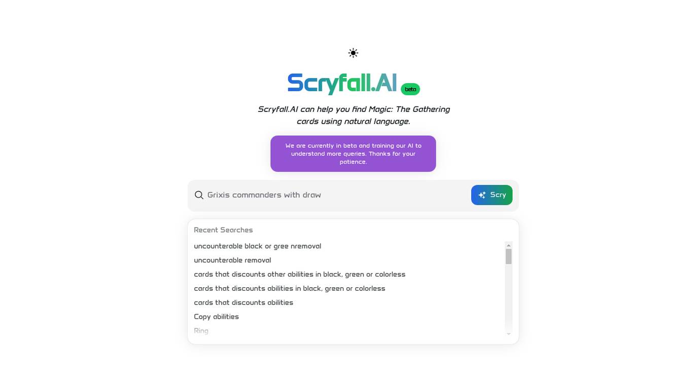 Scryfall.AI Screenshot