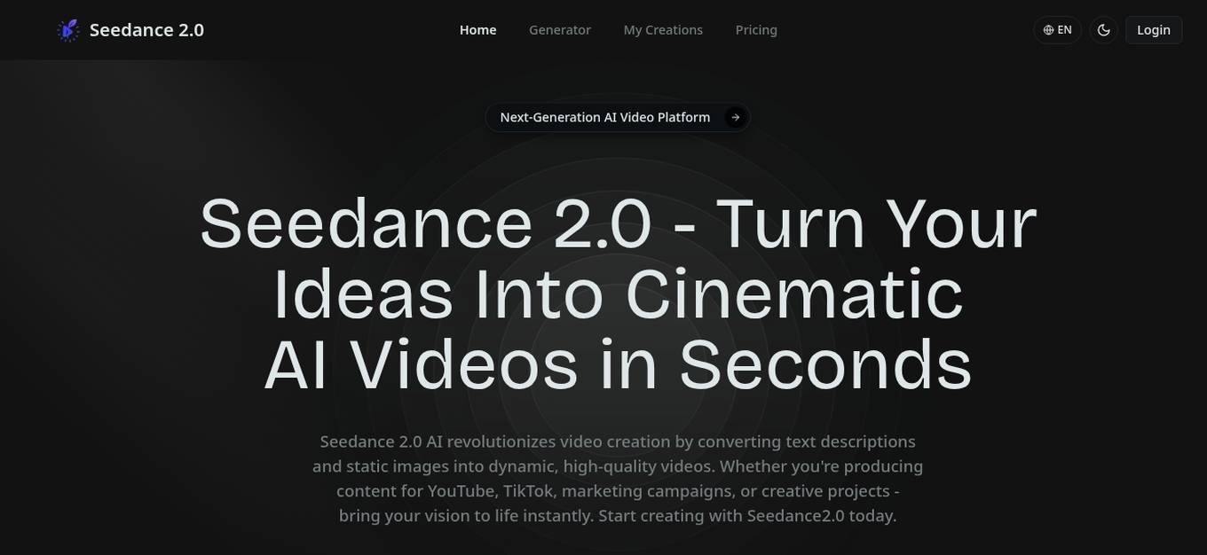 Seedance 2.0 Screenshot
