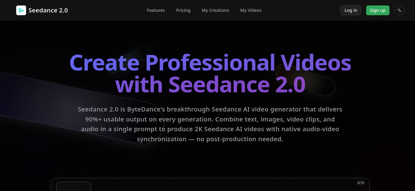 Seedance 2.0 Screenshot